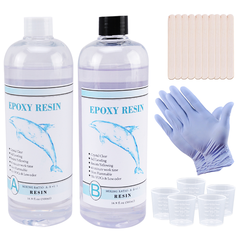 1:1 Clear Epoxy Resin Crystal  - Resin Art Products ulasan dan harga