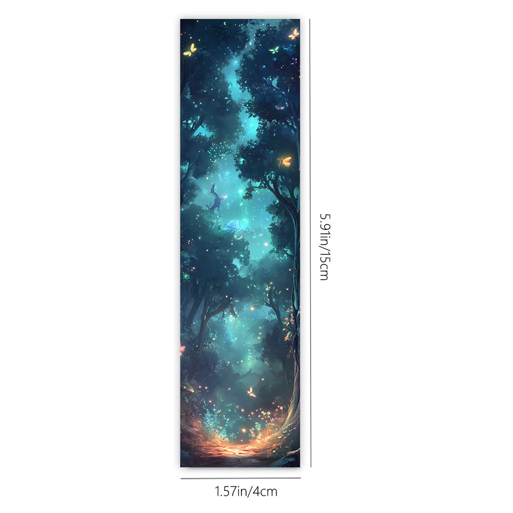 32pcs, Fantasy Forest Starry S - Resin Art Bookmark ulasan dan harga