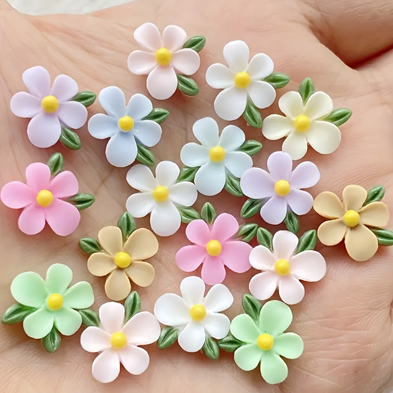 20pcs Resin Mini Flower and Le - Resin Art Use ulasan dan harga