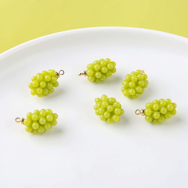 6pcs Cute Little Grapes Resin  - Resin Art Notes ulasan dan harga