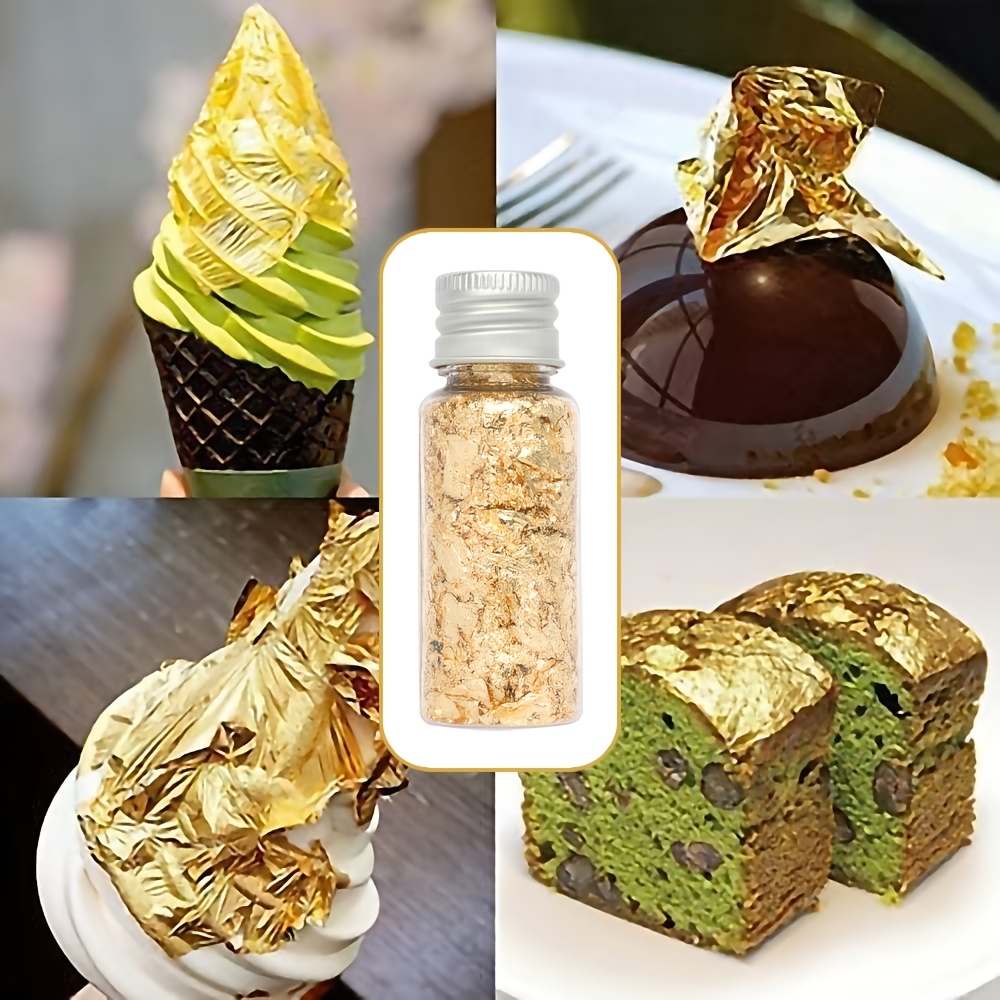 Metallic Leaf Flakes,Cake Deco - Resin Art Rose ulasan dan harga