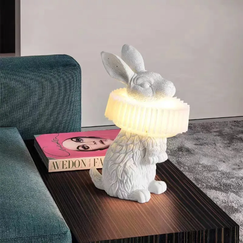 Modern Adorable Rabbit Table L - Resin Art On Floor ulasan dan harga
