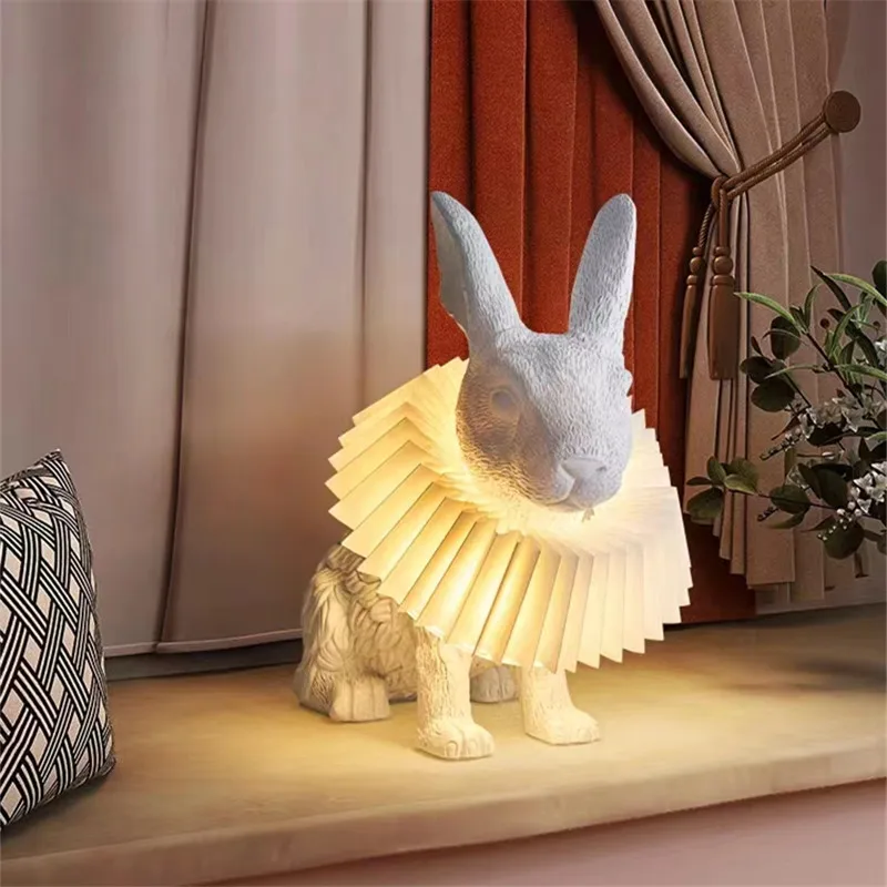 Modern Adorable Rabbit Table L - Resin Art On Floor ulasan dan harga