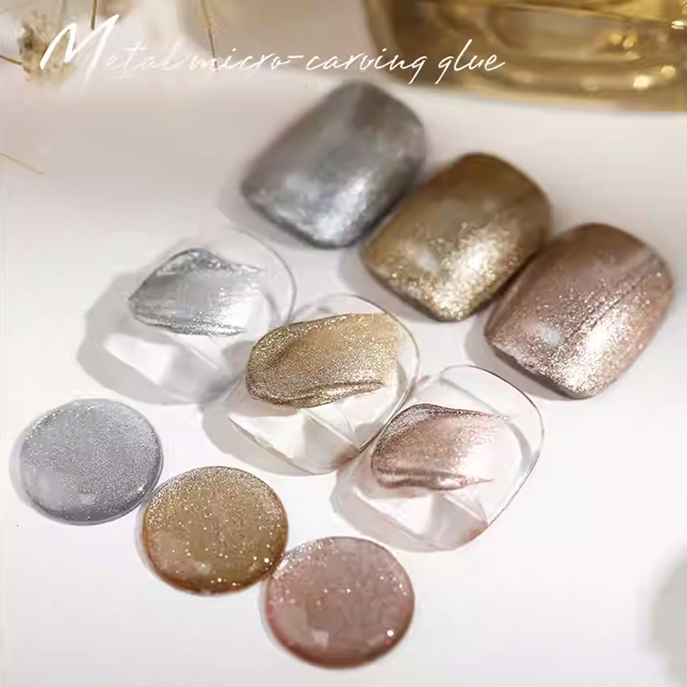 8g Metallic Carving Gel 3D Emb - Resin Art Uv ulasan dan harga