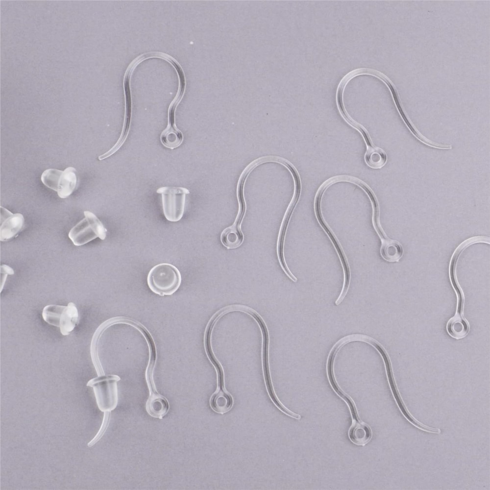 40pcs Clear Plastic Earring Ho - Resin Art Notes ulasan dan harga
