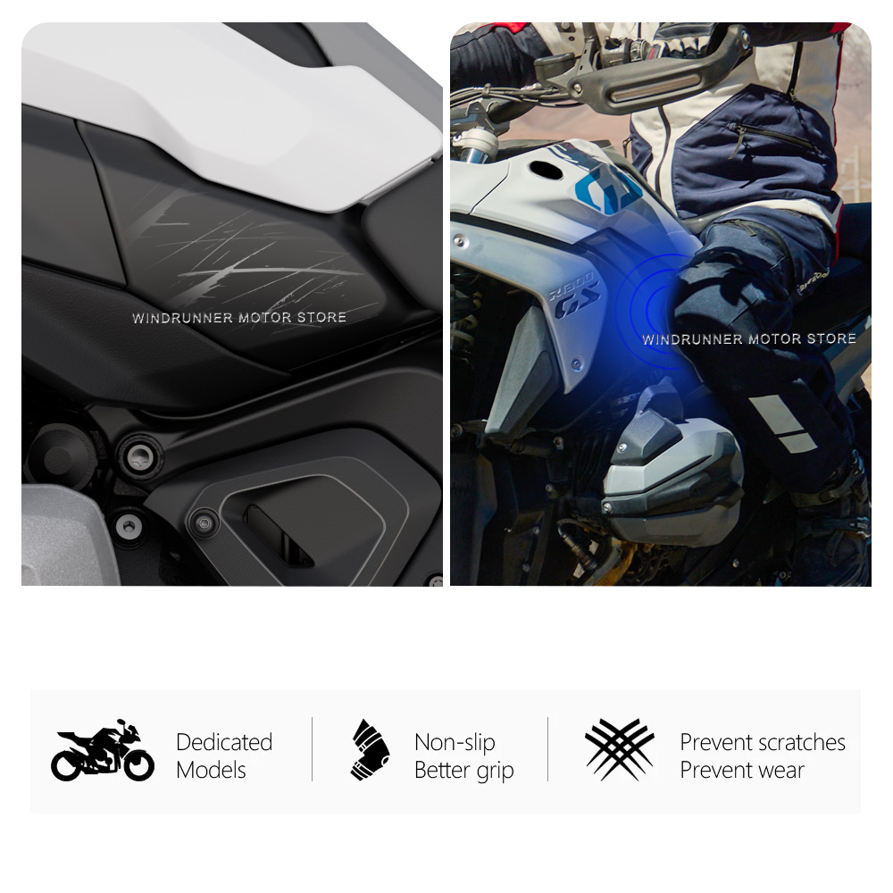 2024 Motorcycle Non-slip Side  - Resin Art Sticker ulasan dan harga