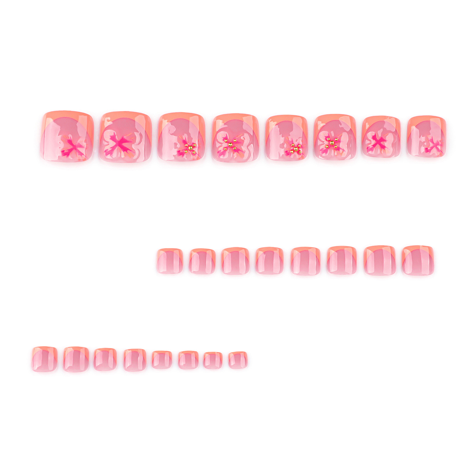24pcs Charming Flower Pattern  - Resin Art Flower ulasan dan harga