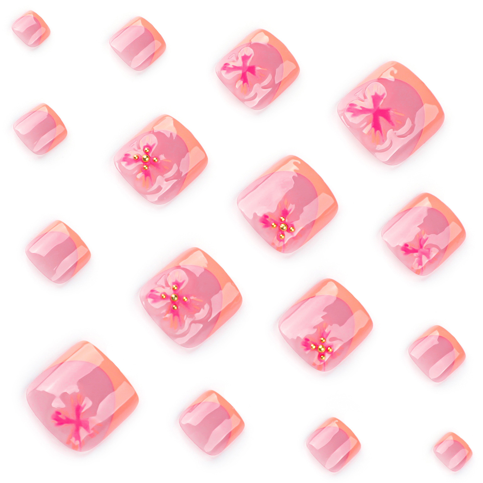24pcs Charming Flower Pattern  - Resin Art Flower ulasan dan harga