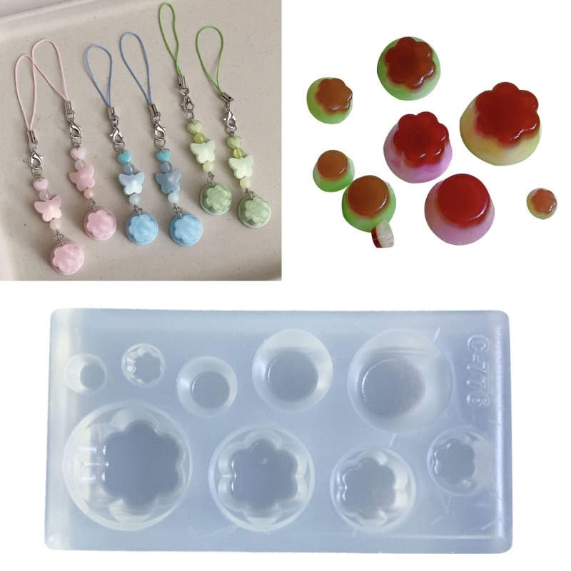 Cute Pudding Shape Silicone Mo - Resin Art Liquid ulasan dan harga