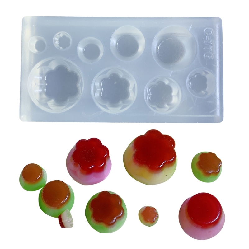 Cute Pudding Shape Silicone Mo - Resin Art Liquid ulasan dan harga