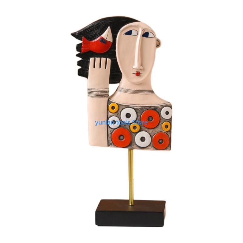 50LB Face Art Statue Sculpture - Resin Art Studio ulasan dan harga