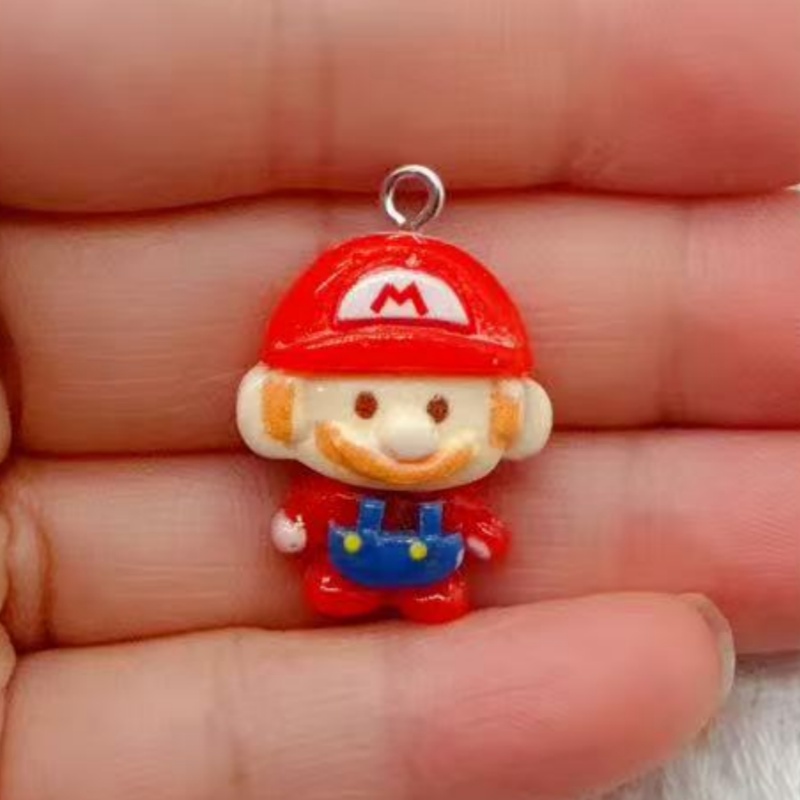 10pcs resin cartoon pendant, D - Resin Art Notes ulasan dan harga