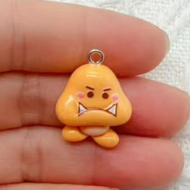 10pcs resin cartoon pendant, D - Resin Art Notes ulasan dan harga