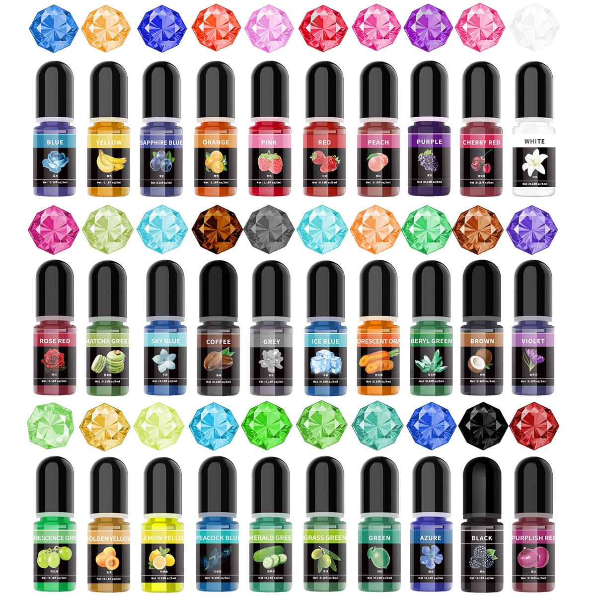 5ml/Bottle Epoxy Resin Pigment - Resin Art Liquid ulasan dan harga