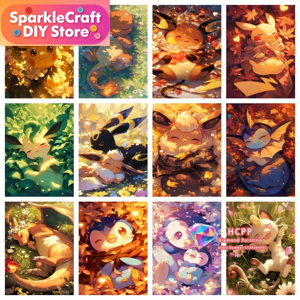 1pc frameless Cartoon Pokemon  - Resin Art Products ulasan dan harga