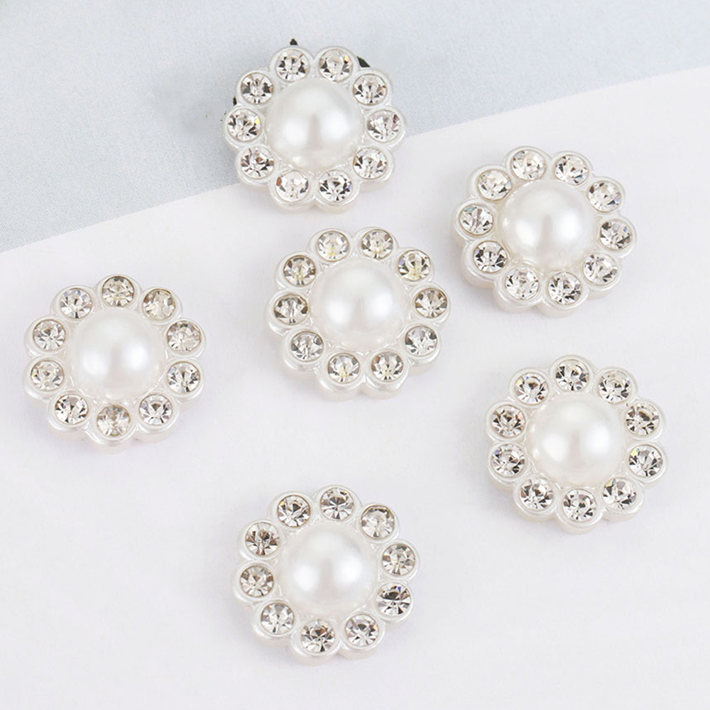 50pcs White Flat Imitation Pea - Resin Art Notes ulasan dan harga