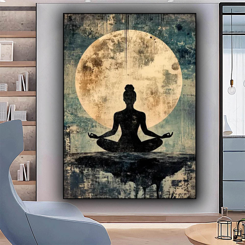 Woman meditation diy Diamond P - Resin Art Studio ulasan dan harga