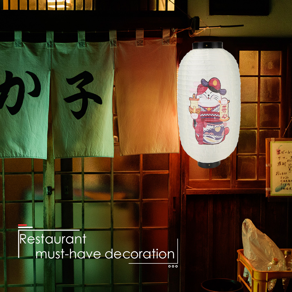 Lucky Cat Japanese Style Lante - Resin Art Light ulasan dan harga