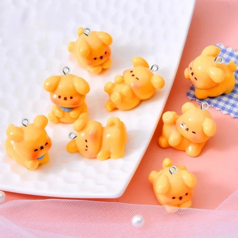 10Pcs Cute Cartoon Dog Acrylic - Resin Art Notes ulasan dan harga