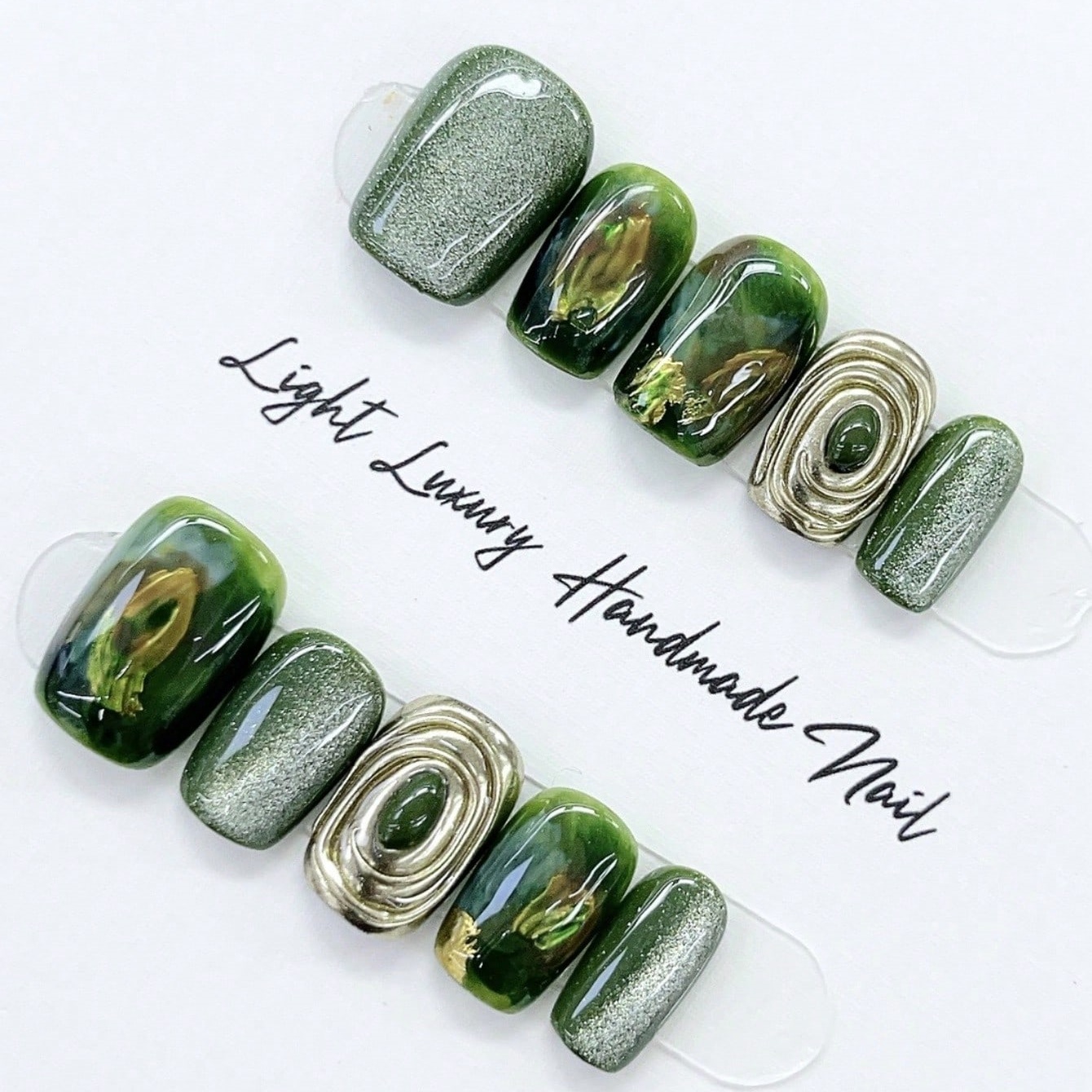 10pcs Pure Hand Pressed Short  - Resin Art Use ulasan dan harga