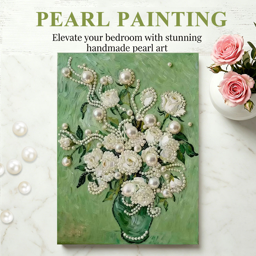 Huacan DIY Pearl Art Painting  - Resin Art Rose ulasan dan harga